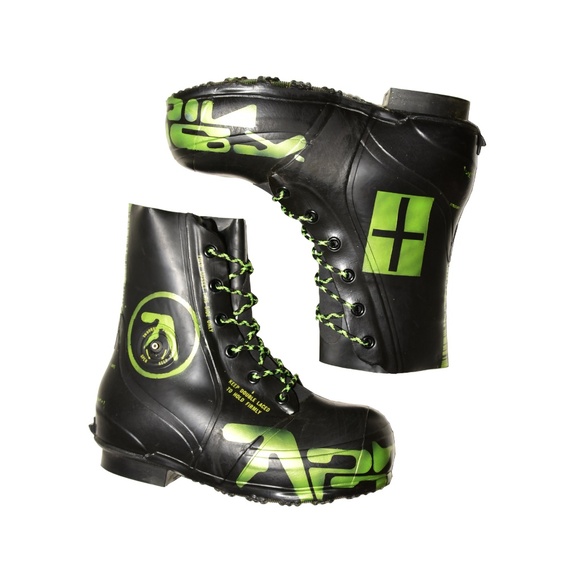 Vintage Aphex Twin Bunny Rave Boots by Digital Trenches